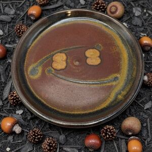 Vintage MCM Studio Art Pottery Signed  Rustic Earth Tones Handcrafted